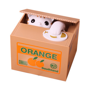 Hucha Electrónica Divertida de Gato Ladrón de Monedas, Caja de Ahorro Automática, <span class=keywords><strong>Huchas</strong></span> Robóticas de Panda Adorables, Regalo para Niños, ¡Venta Caliente! - Product Image 2