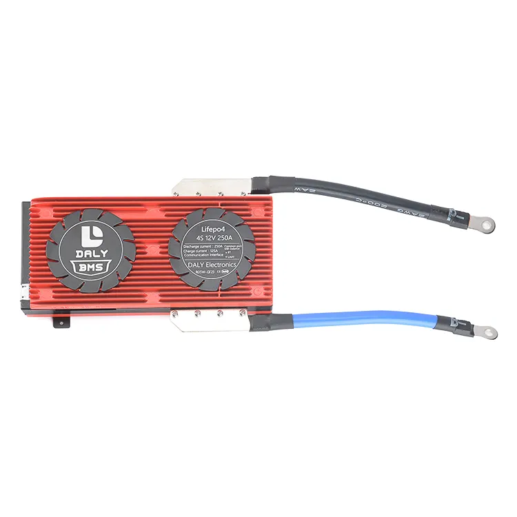 Smart Daly Lithium Iron 4S 12V 250a Bms Pcb Fan Pcba With Uart R05W can blue Tooth usb mod Bus Communication bms