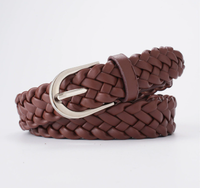Ceinture pour femme en cuir de vachette de haute qualité, personnalisée, avec boucle à ardillon en alliage de zinc, longueur réglable, durable, imperméable, décontractée