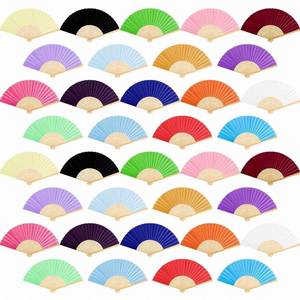 Éventail japonais en bambou uni, petit, durable, pour sublimation, à personnaliser - Product Image 2