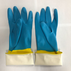 Naturel Étanche Allongé Épais Latex Ménage De Nettoyage En Caoutchouc De Sécurité De Travail Gants - Product Image 3