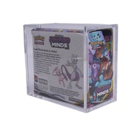 Boîte de rangement transparente en acrylique magnétique pour cartes Elite Trainer Pokémon, étui en acrylique pour cartes de jeu, boîte de booster en acrylique