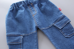 Proveedor Chino de Ropa, Pantalones de Bebé con Estilo Moderno y Muchos Bolsillos, Conjunto para Niños - Product Image 5