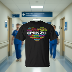 T-shirt per infermieri capi, design con attitudine di leadership, taglia unisex per adulti - Product Image 3