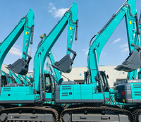 Excavatrice sur chenilles SWE210F, poids total 21,5 tonnes, capacité de la benne 1 mètre cube, pour travaux de terrassement lourds