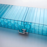 Vente en gros usine – Plaque solaire transparente en polycarbonate double paroi, protection UV, garantie 10 ans pour toiture de serre horticole