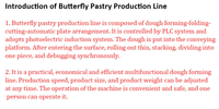Ligne de production automatique de palmiers, machine à fabriquer des biscuits papillon et des pâtisseries carrées croustillantes, machine de découpe ultrasonique pour usine