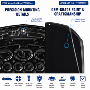 Capó de Motor Desmontado OEM Usado para Mercedes-Benz Clase <span class=keywords><strong>S</strong></span> W222 2014-2020 OEM 2228800057 Acero Calidad Directa de Fábrica Aprobada - Product Image 4