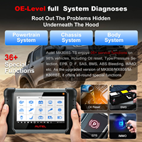 Autel MaxiCOM MK808S Scanner de diagnostic bidirectionnel OBD2 avec écran tactile 7 pouces, outil de diagnostic automobile multilingue