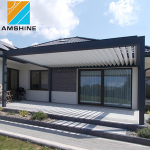 Pergola <span class=keywords><strong>da</strong></span> <span class=keywords><strong>Giardino</strong></span> con Tetto Anti-Neve Pesante e Porta in Vetro <span class=keywords><strong>per</strong></span> Arredamento Esterno - Product Image 6