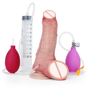 OS-ADLCQZS5007 Ejaculation Dildo Silicone Realistic Penis Wholesale Inflatable Female <b>Masturbator</b> Squirting Dildo Adult Sex Toys - Product Image 2