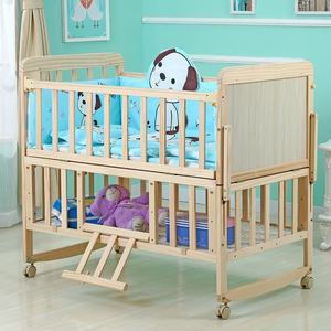 Berceau Cunas Para Bebes, lits bébé de luxe en bois massif, lit d'appoint, vente en gros, produits pour bébés multifonctionnels, lit pour tout-petits - Product Image 4
