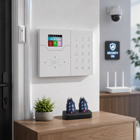 Système d'alarme WIFI GSM 4G 433MHz 868MHz Focus HA-VGW 85dB Écran tactile couleur Voix française et anglaise pour la sécurité domestique