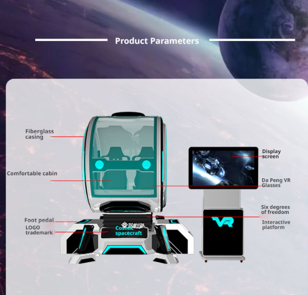 ORANGLES 9D VR Flight Simulator (Airplane & Helicopter) | Metal-Fiberglass 2-Seater, Commercial-Grade Motion Ride for Malls, Arcades & Daycares – PC-Powered (Kuwait) - full product showcase - displaying specifications - Image 5 of 6 | adapts to any space | 9D VR Flight Simulator (Airplane & Helicopter) | Metal-Fiberglass 2-Seater, Commercial-Grade Motion Ride for Malls, Arcades & Daycares – PC-Powered (Kuwait) deal New Jersey | Free Shipping ORANGLES