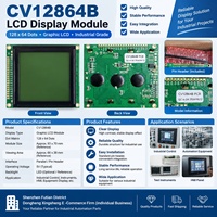Module d'affichage graphique LCD 128x64 CV12864B, écran monochrome COB, interface 5V, affichage de contrôle industriel