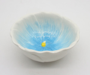 Pot de fleurs en céramique en forme de tulipe, dégradé violet pastel et bleu clair, pour plantes d'intérieur, décoration de <span class=keywords><strong>jardin</strong></span> et ornement de maison - Product Image 6
