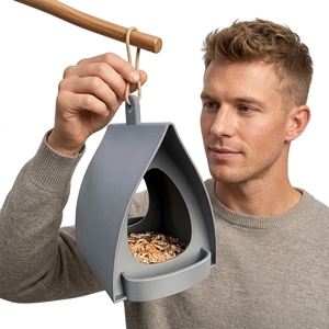 Nuevo Comedero para Pájaros Colgante de Plástico Resistente para Exteriores, Tamaño Personalizado, Decoración para Jardín y Observación de Aves, Sin Electricidad, Sin Recubrimiento - Product Image 4
