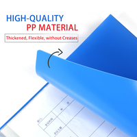 Haute Qualité A4 Transparent PVC Papier Document Fichier Dossier Affichage Qualité Bureau Papeterie Motif Boîte Fichier Bas Prix En Gros