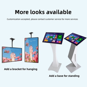 Bình thường bezel treo tường kỹ thuật số biển hiển thị trong nhà 23.6 inch quảng cáo thương mại Màn hình hiển thị thông tin đưa ra - Product Image 2