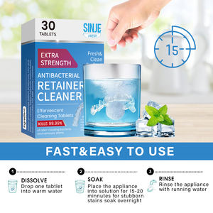 Compresse Effervescenti per la Pulizia delle Protesi Dentarie, Rimozione Antibatterica delle Macchie - Product Image 5