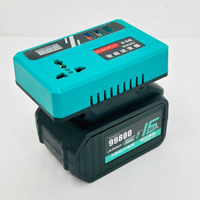 Inversor de Corriente Inteligente de 21V para Herramientas Eléctricas, Recargable, Portátil, para Exteriores, DC AC 110V 220V DC12V 5V USB