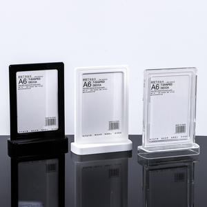 Großhandel A4 A5 A6 Acryl Anzeigetafel T-Form L-Form Acryl Zeichen halter Menü Display Stand - Product Image 1
