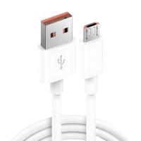 Câble de charge rapide et de données Micro USB blindé TPE robuste 6A - 1M, conducteur en cuivre pur écologique pour appareils mobiles et écouteurs