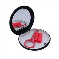 Boîte de rangement portable pour appareil orthodontique avec miroir, boîte de rangement professionnelle pour aligneurs, prothèses dentaires et protège-dents
