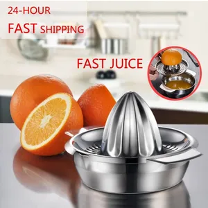 MERVEILLEUX 304 Acier Inoxydable Accessoires de Cuisine Outils Portable Citron Orange Manuel Fruit Juicer Citrus Raw Hand Presseezer Squeezer