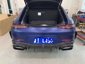 High Quality Dry Carbon Body Bra-bus Kit Front Lip Side Skirt Rear Lip Rear Diffuser <strong>Spoiler</strong> for Mercedes-Benz AMG GT50 - Product Image 5