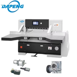 QZYK920D-10/15 Coupe-papier automatique hydraulique double, vente en usine, guillotine d'<span class=keywords><strong>occasion</strong></span> pour usine de fabrication, 920 mm A4, moteur - Product Image 1