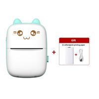 Mini impresora de bolsillo portátil para IOS/Android Wireless BT Impresión térmica Impresoras de etiquetas y pegatinas sin tinta disponibles en stock