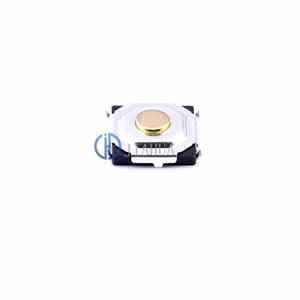Interrupteur à bouton-poussoir 4x4x1,5 mm avec pieds réglables, tête métallique 160GF, TS-1187E-<span class=keywords><strong>BAB</strong></span> SMD - Product Image 1