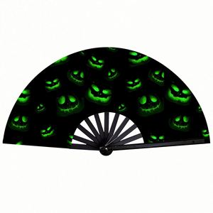 Éventail de Kung Fu en bambou à manivelle unique, motif imprimé style musical, peinture d'ange, pour fêtes, décoration de fête, souvenir artisanal - Product Image 1