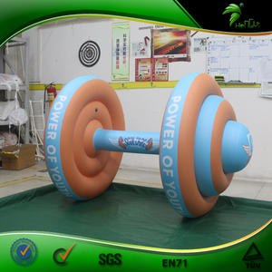 Haltère <span class=keywords><strong>gonflable</strong></span> géant pour publicité, modèle, équipement de <span class=keywords><strong>Fitness</strong></span>, de poids - Product Image 3