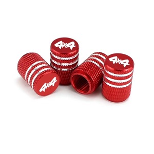 Round Style Air Covers Red Aluminum <strong>Car</strong> Tire <strong>Valve</strong> Stem <strong>Caps</strong> - Product Image 6