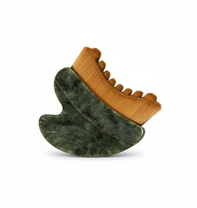 <span class=keywords><strong>Brosse</strong></span> de massage lymphatique du <span class=keywords><strong>visage</strong></span> avec outil de massage facial en jade naturel - Écologique et durable - Product Image 4