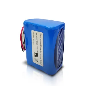 Batterie lithium-ion certifiée UL2054 UN38.3, 18650, 11.1v, 12v, 4ah, 4000mah, pour haut-parleur sans fil