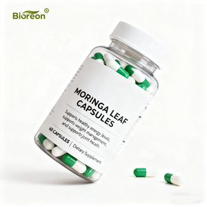 Capsule di Foglie di Moringa con Formula Personalizzata OEM, Integratore Premium Vegano Biologico per la Nutrizione Quotidiana degli Adulti - Product Image 2