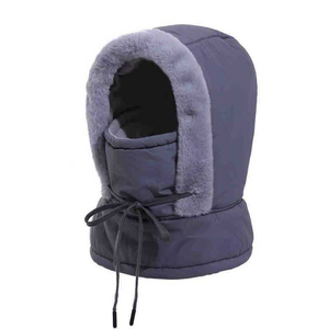 Vente en gros de <span class=keywords><strong>cagoule</strong></span> à capuche doublée polaire à la <span class=keywords><strong>mode</strong></span> Masque de ski d'hiver épais et chaud pour hommes et femmes pour les sports d'extérieur <span class=keywords><strong>Cagoule</strong></span> coupe-vent - Product Image 4