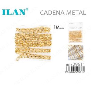 Catena Metallica Ilan 1M Colore Oro Chiaro per Decorazioni - Product Image 1