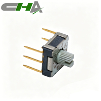 Interrupteur rotatif CHA Factory série RC IP67 3x3 broches traversantes DIP 10/16 positions 7*7mm