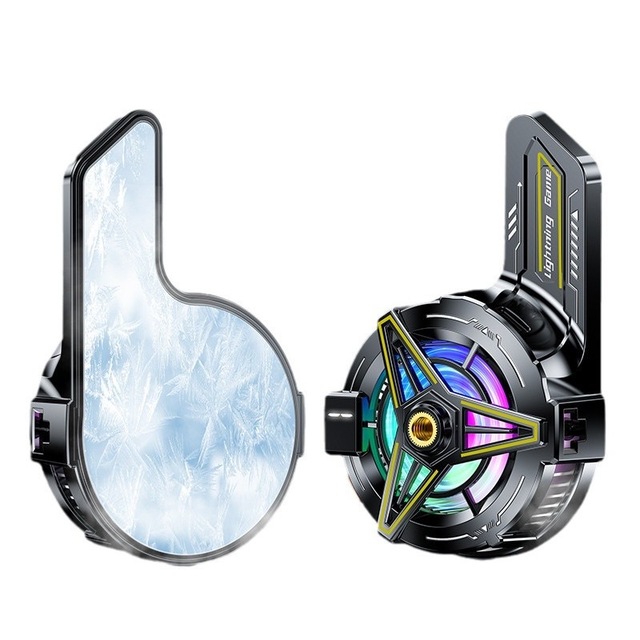 Cooler Radiator with Back-clip Magnetic Heat Sink Semiconductor Cooling Fan for iPhone & Android Mobile Phone Accessories
