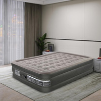 Matelas gonflable LGM Queen Size avec pompe électrique rapide, sac surdimensionné, matelas gonflable imperméable pour le camping et l'intérieur