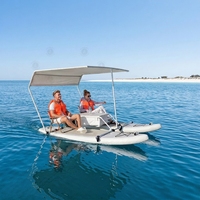 Catamaran gonflable de luxe pour la pêche et les loisirs en mer – Bateau gonflable motorisé pour les vacances en plein air