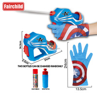 Gant Lanceur de Figurines Anime Iron-Man, Jouet Tireur pour Garçons, Jeu Venom Captain Super Héros, Pistolet à Eau en Plastique pour Enfants, Idéal pour Fêtes de Famille et Cosplay