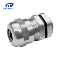 Presse-étoupes miniatures en laiton étanches IP68 M12*1.5 pour câbles de 3-6.5mm, connecteur métallique pour boîtier de commande électrique