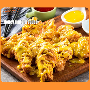 Salsa de <span class=keywords><strong>Mostaza</strong></span> y <span class=keywords><strong>Miel</strong></span> con Certificación Halal, Condimento Especial para <span class=keywords><strong>Pollo</strong></span> Frito y Sushi, en Botella y Caja - Product Image 5