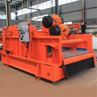 Machine de déshydratation de boues et de sable par tamis vibrant, avec moteur et 5 tamis, capacité de 165 m³/h