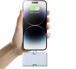 Le plus récent mini chargeur portable 4500mah Powerbank 2 en 1 portable pour tous les téléphones portables